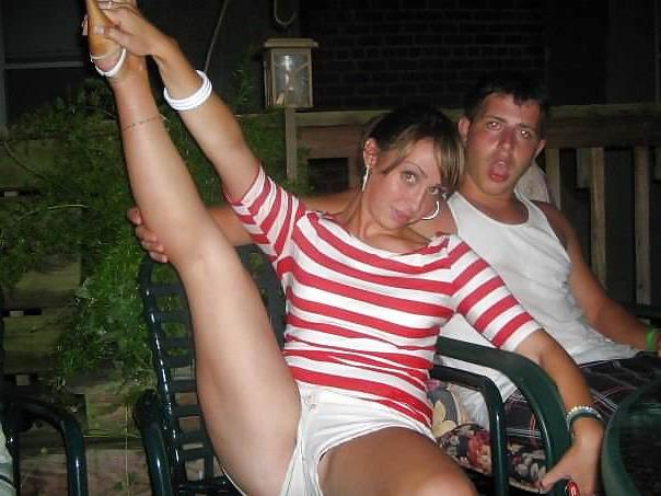 20P Exhibitionistic sluts show cunts and asses