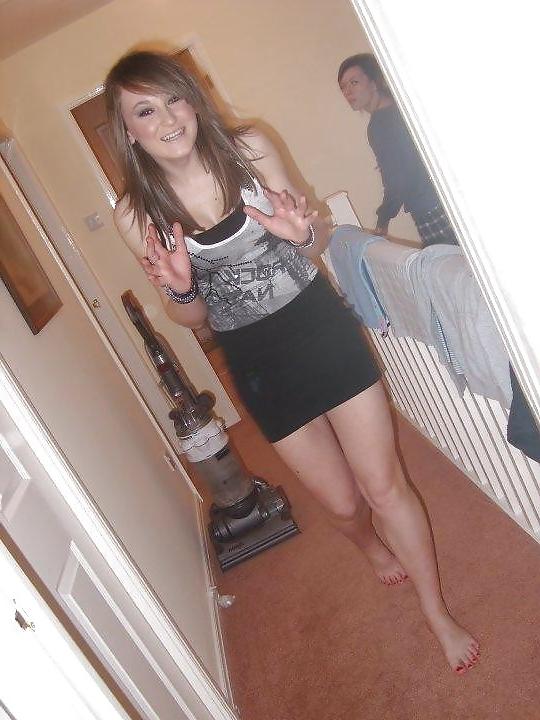 25P Teens in short dresses.