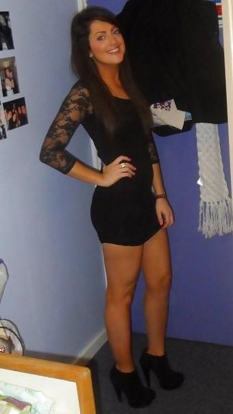 25P Teens in short dresses.