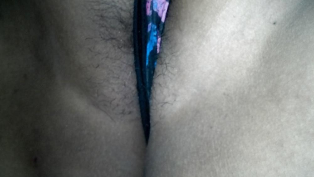 9P Native hairy camel toe cum c more of her on my page 