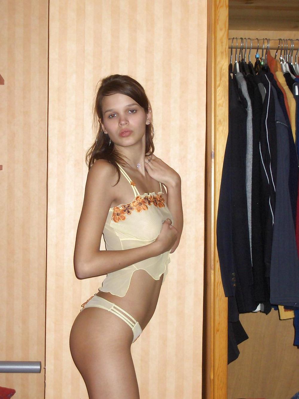 11P Skinny Teen Slut Spread her Cheeks for your Cocks