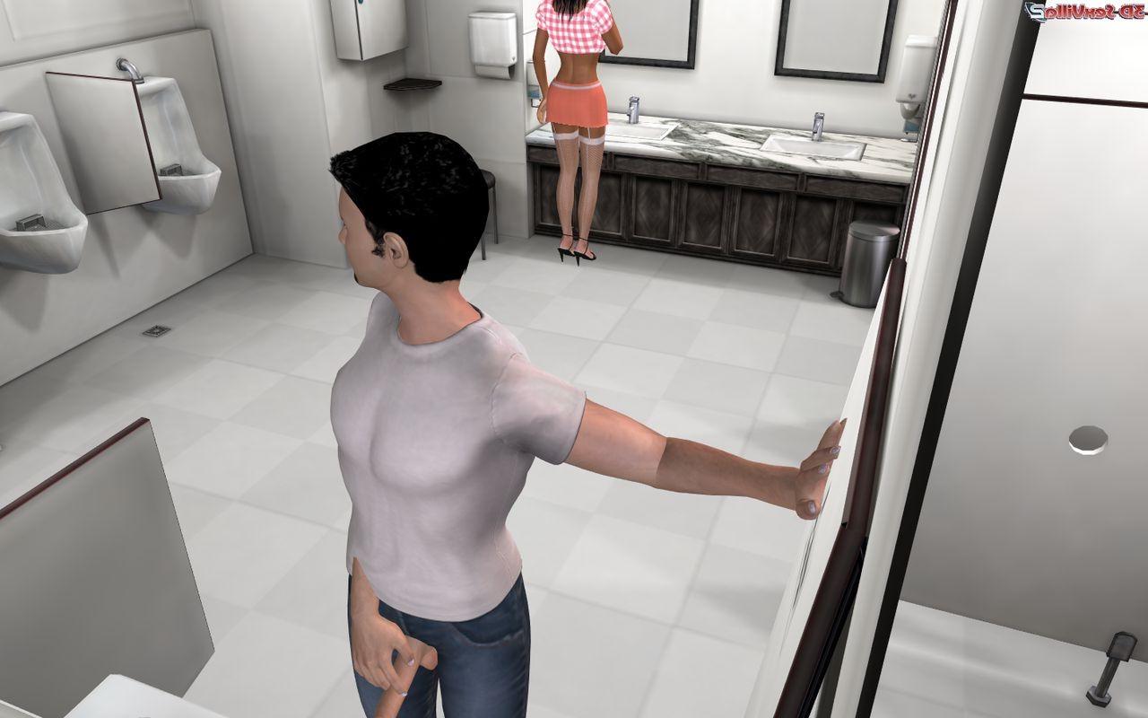 16P 3d animated anonymous sex in a public toilet