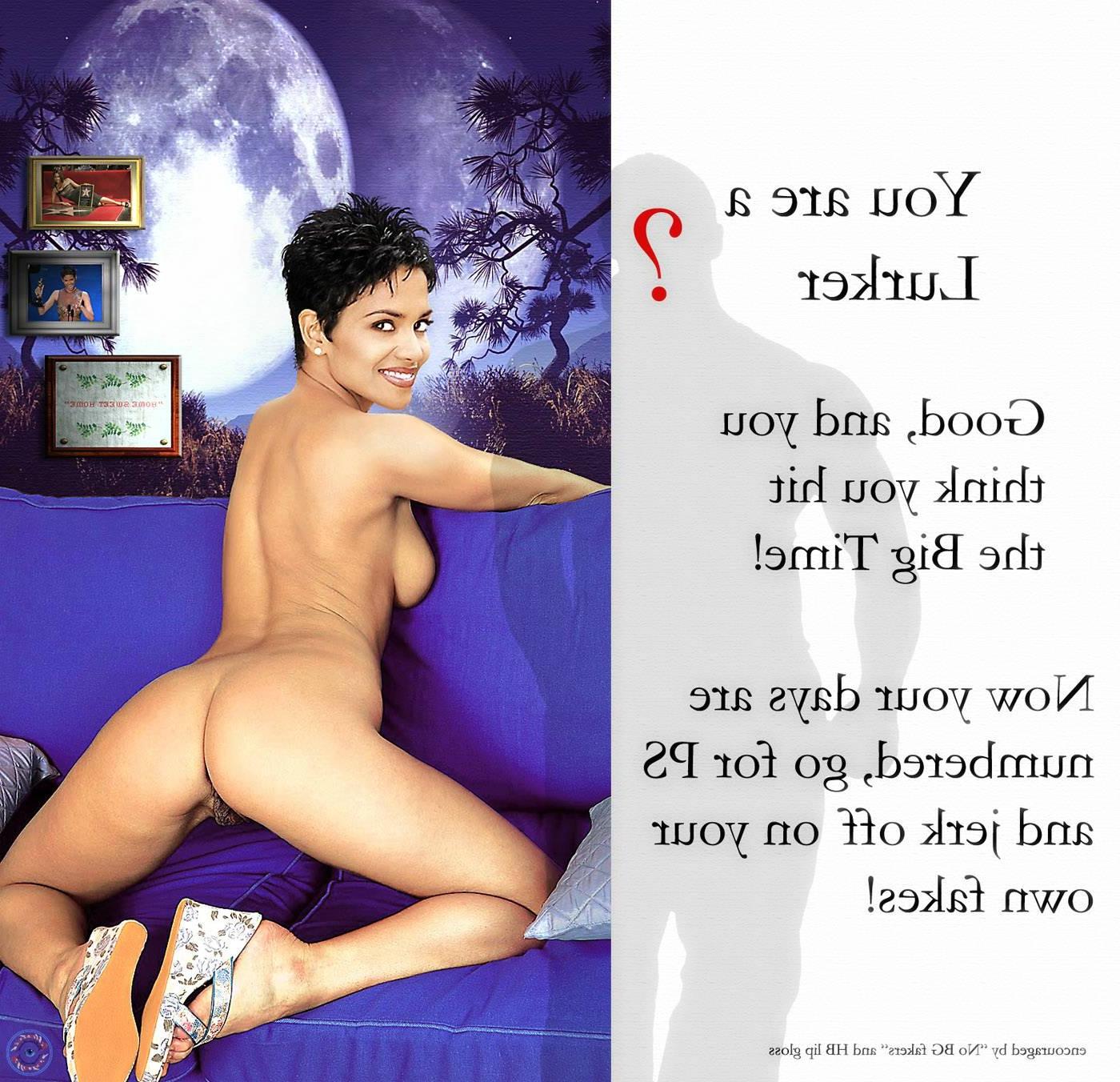 15P Halle Berry roleplays as a hot hooker, shows us her juicy cunt and tits