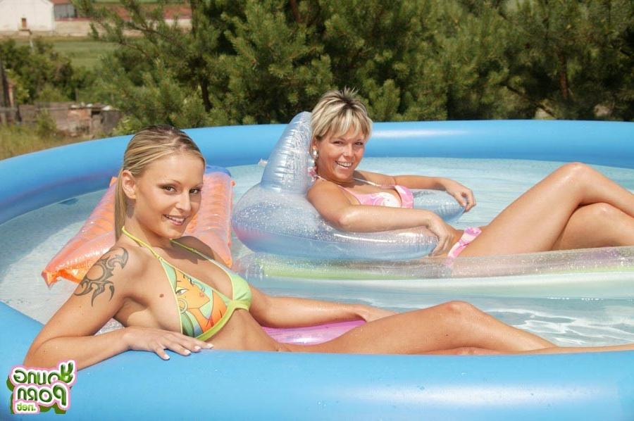 15P Two young sweeties playing a nasty game