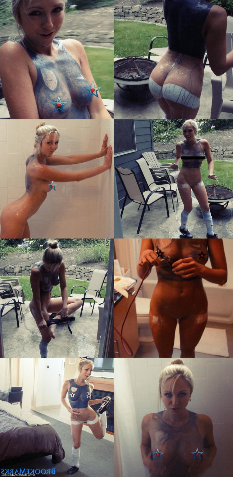 16P Worldcup girl body painted
