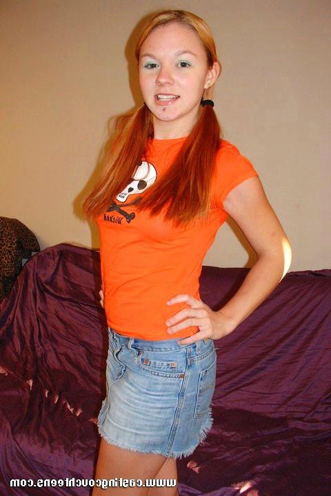 16P Redhead teen rides a thick hard cock for her first modeling audtion