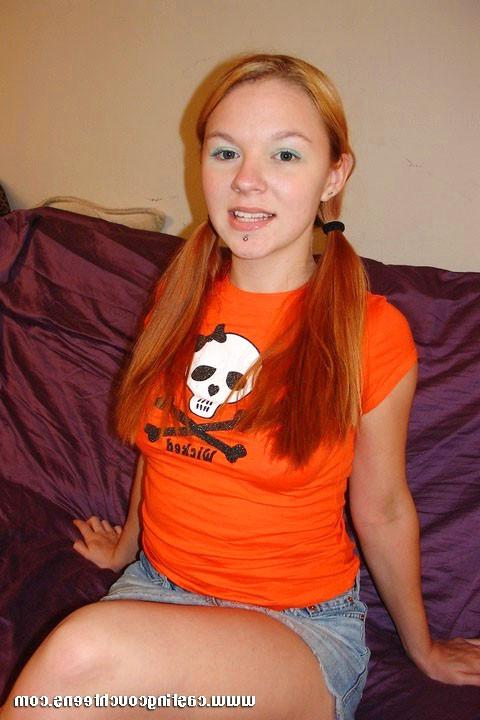 16P Redhead teen rides a thick hard cock for her first modeling audtion