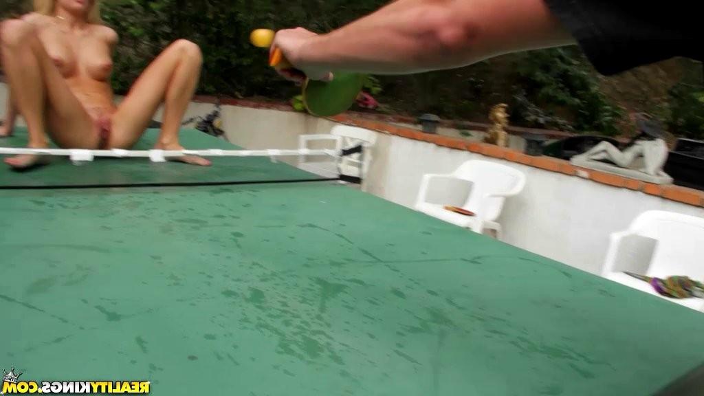 16P Couple plays pussy pong on camera for some cash