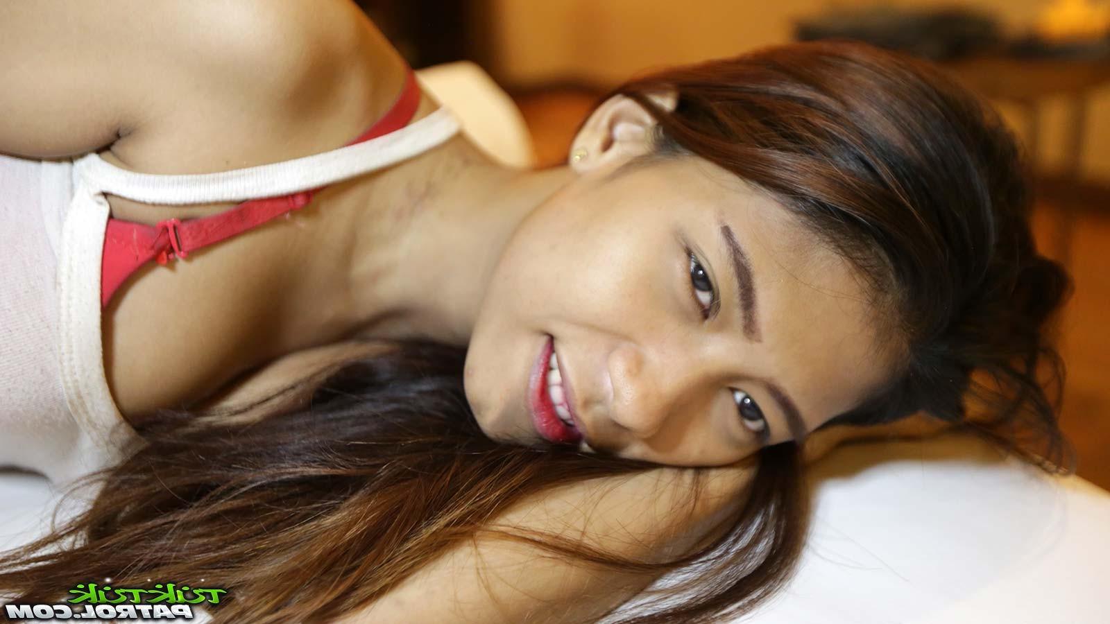 12P Thai student pleasing white tourist in Thailand