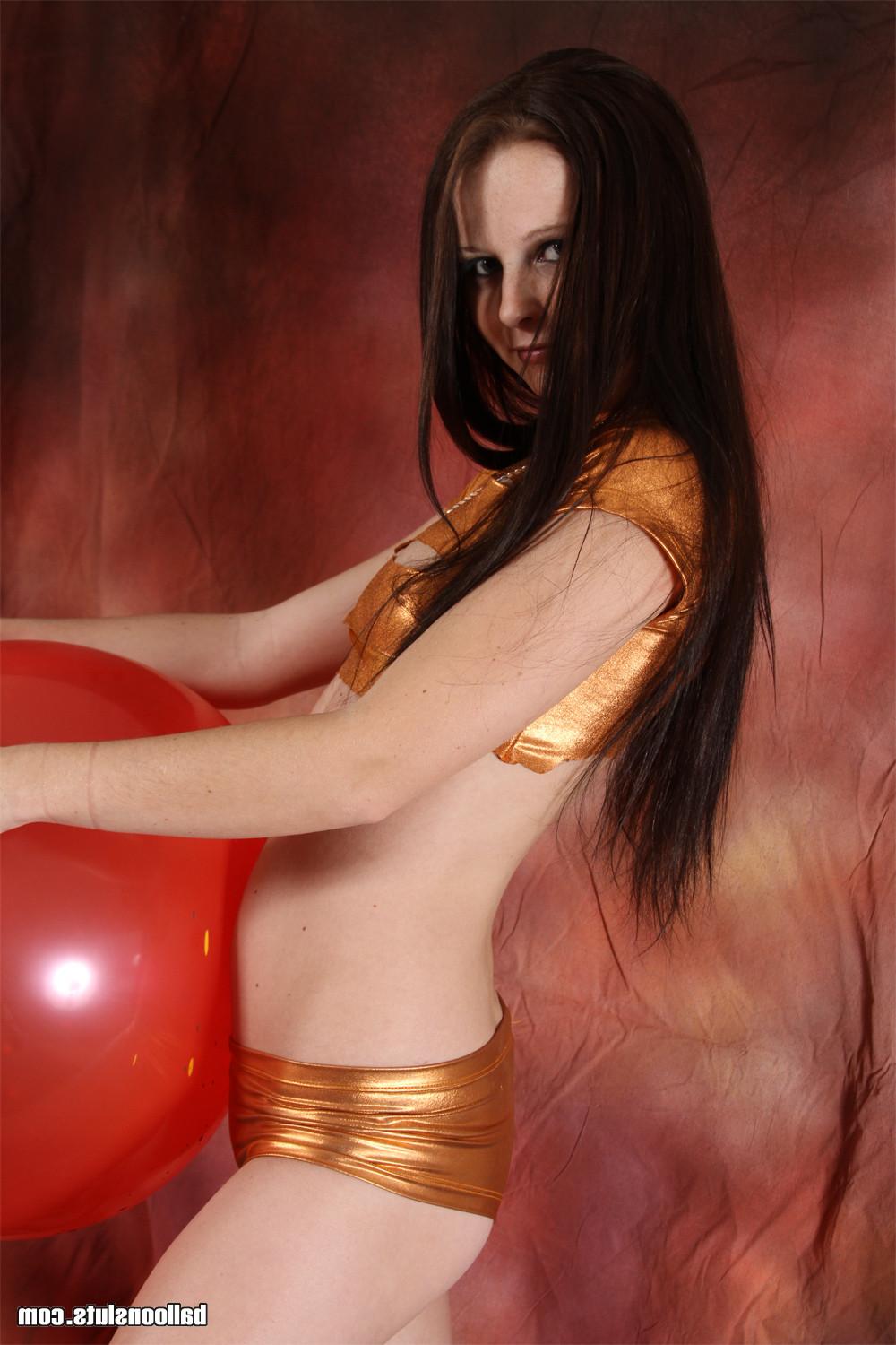 15P There aren't 99 red balloons but there is at least one this teen is going to pop