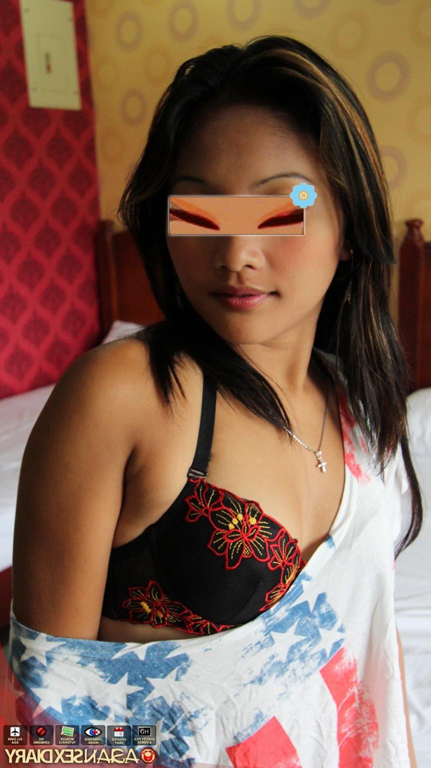 15P Sexy Asian babe in stockings strips and fucks a white tourist
