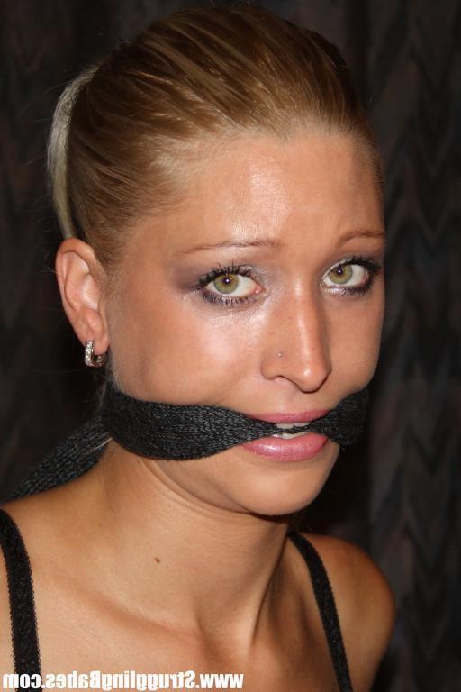 12P Terribly sexy struggling bound gagged tit grabbed
