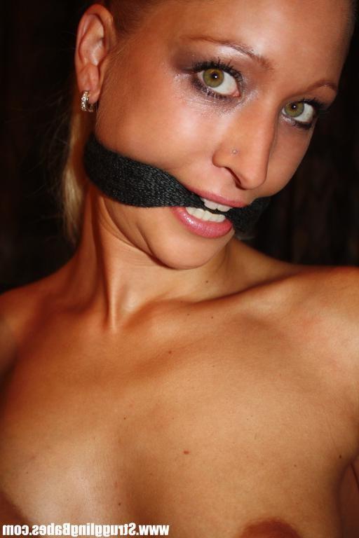 12P Terribly sexy struggling bound gagged tit grabbed