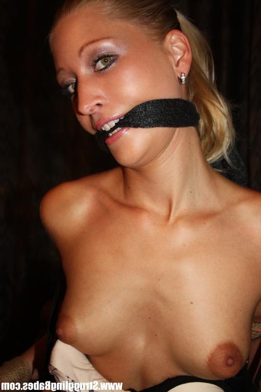 12P Terribly sexy struggling bound gagged tit grabbed