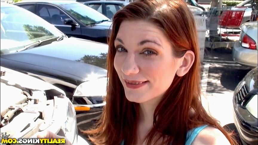 7P Check out hot ass perky titty amateur babe gets picked up at the car lot for a w