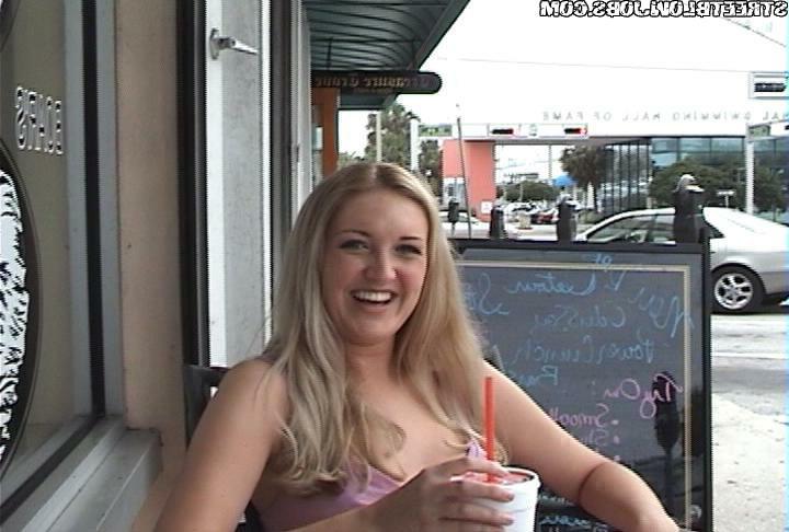 15P Cute blonde babe gets busted on a spy cam while she bangs a strager
