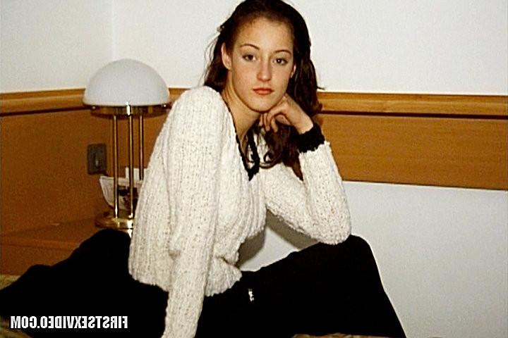 15P Judith Fox interviewed by Pierre Woodman before filming her first scene in the p