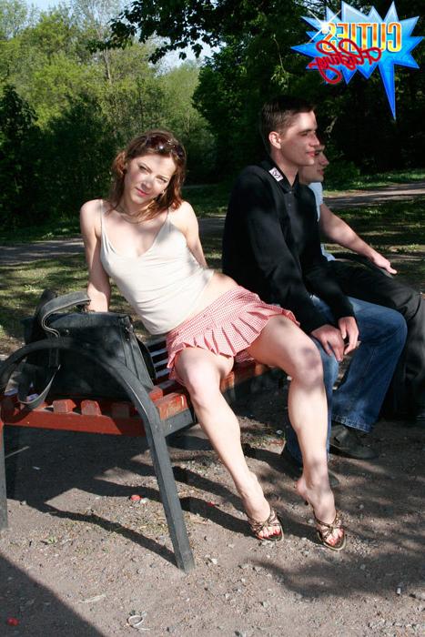 16P Real public exposure  sexy girl shows her perfect body