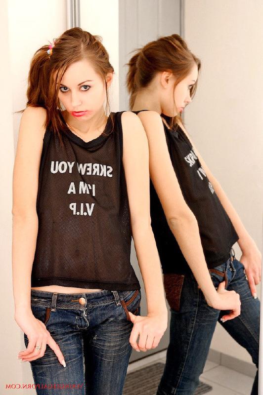 16P A bit shy about her nips