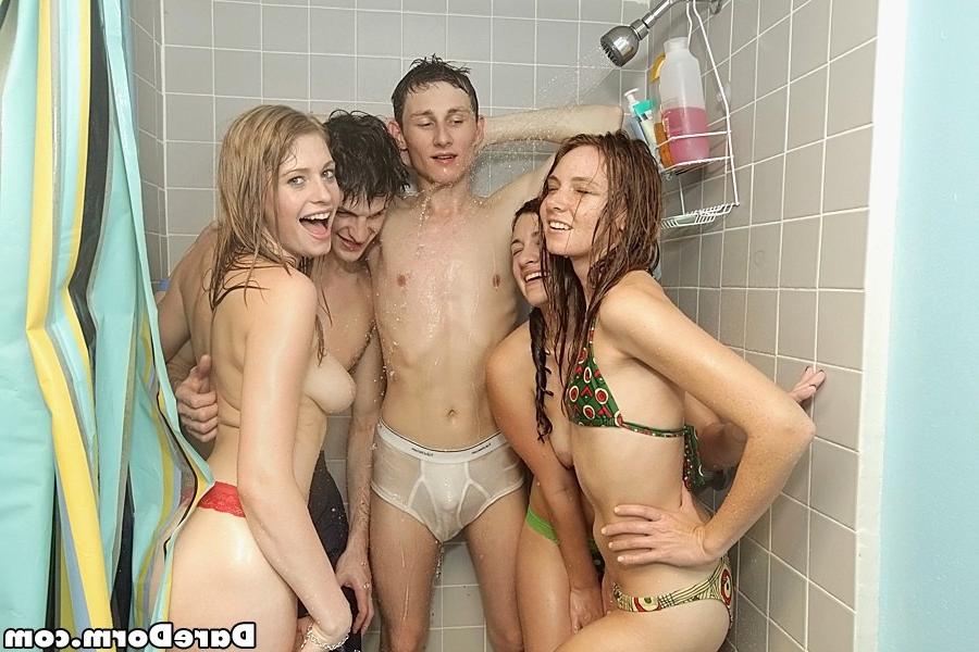 15P College dorm sexparties with horny coeds fucking all night