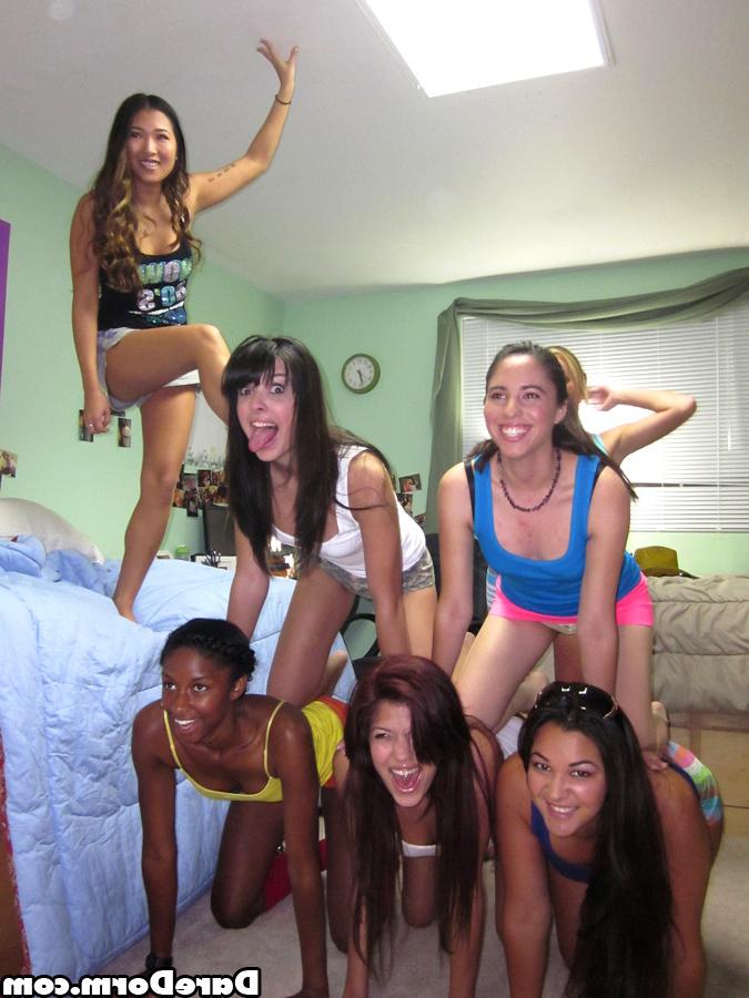 12P Horny college girls have a sexy sleep over and record them self fucking each oth