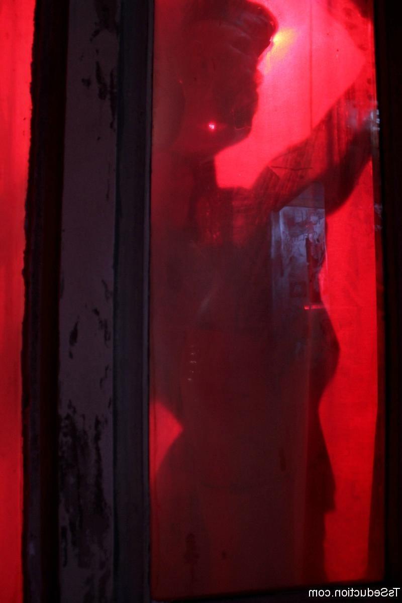 24P Patrick and Chloe creep along the dark alleys of the famous Red Light District s