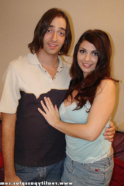 17P Big tit dark haired hottie bends over for some strange reality dick