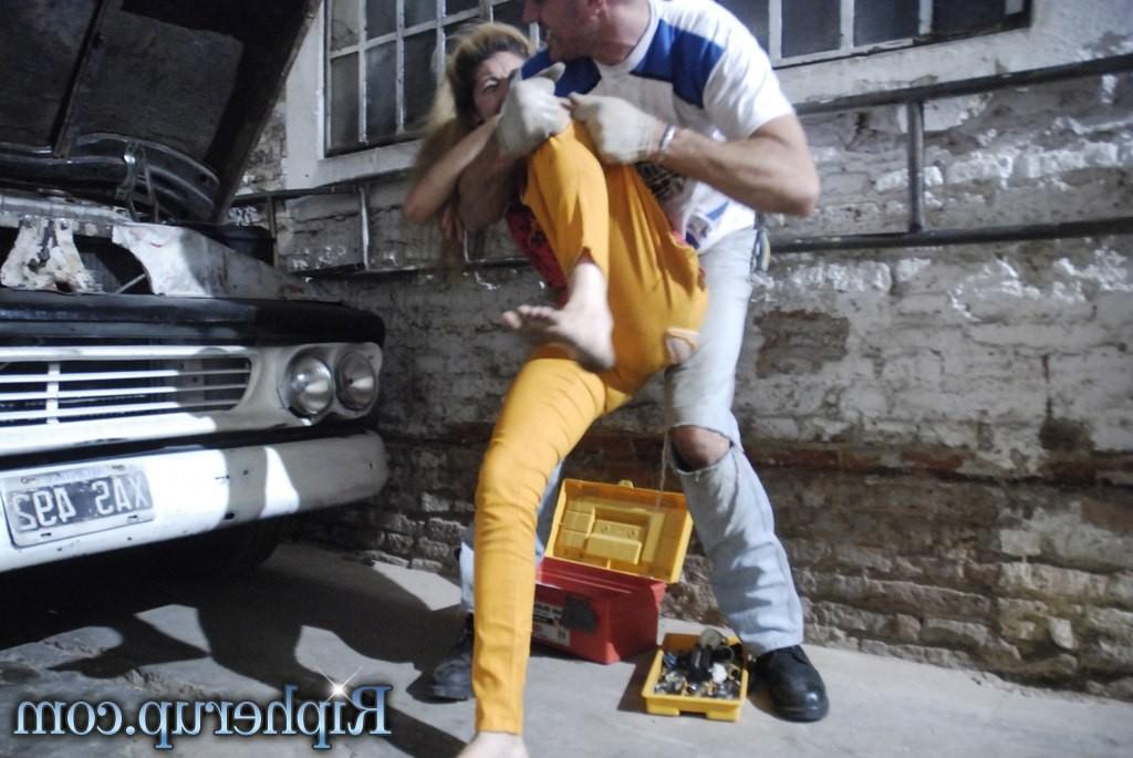 18P Repairman fills gorgeous blonde latina asshole with his horny cock