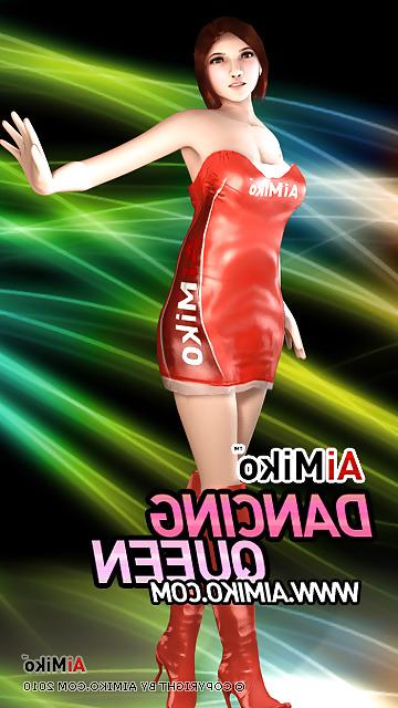 5P 3D Girl in Mobile Game