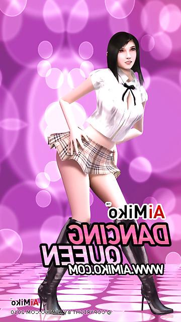 5P 3D Girl in Mobile Game