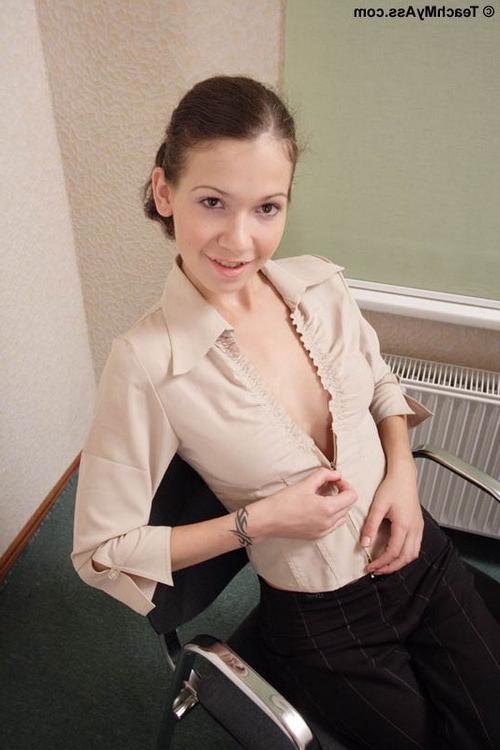 17P Perky teen hottie gets her virgin asshole slammed