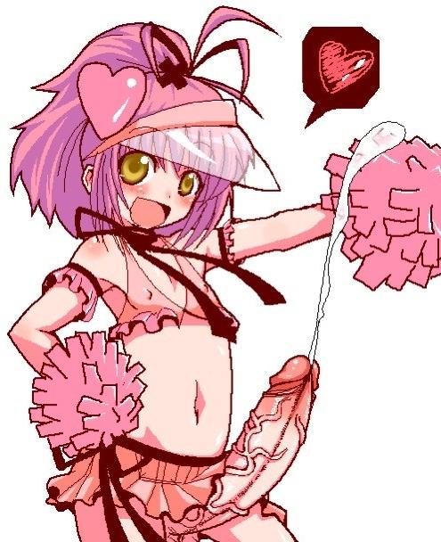 16P Futanari cheerleaders