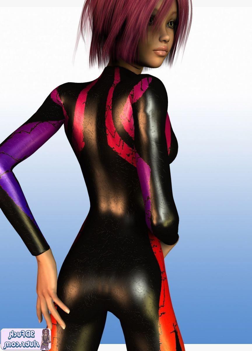 16P 3D toon with short hair