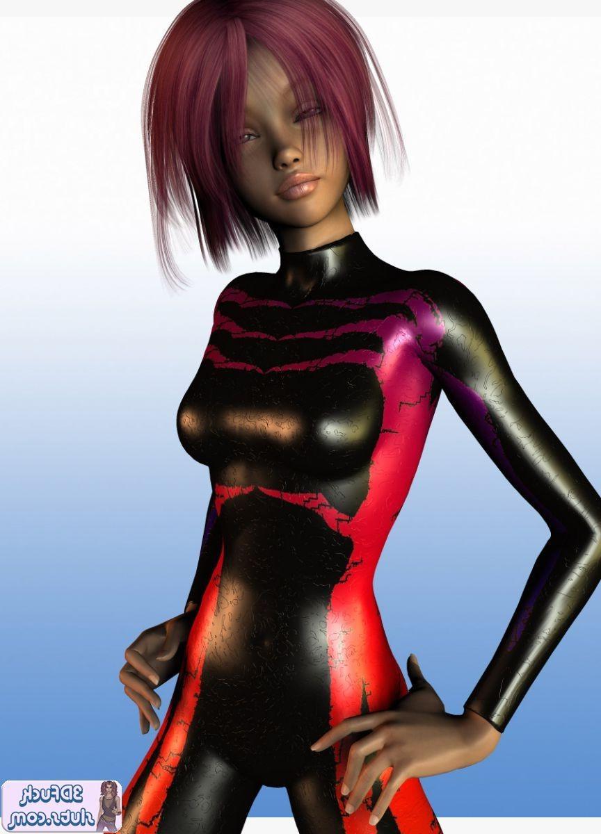16P 3D toon with short hair