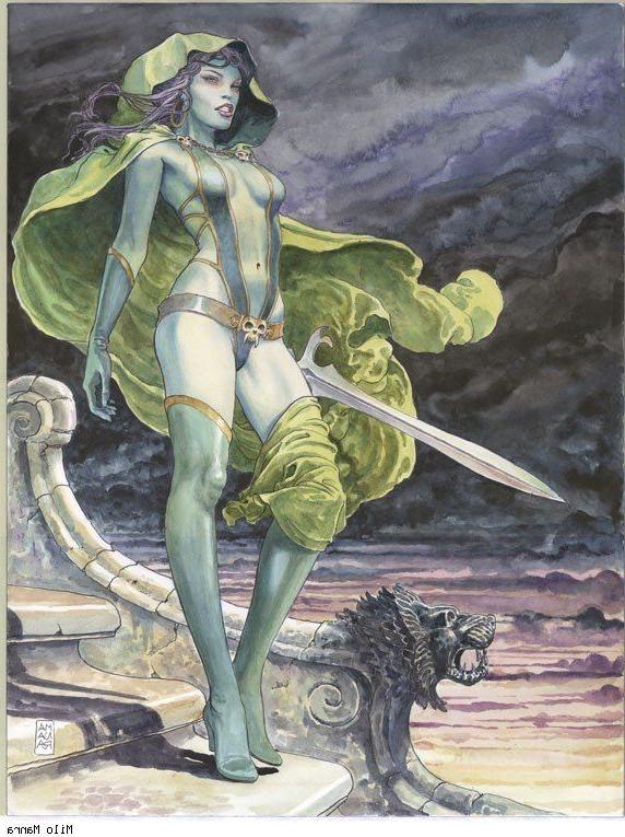 12P Gamora green superhero sex