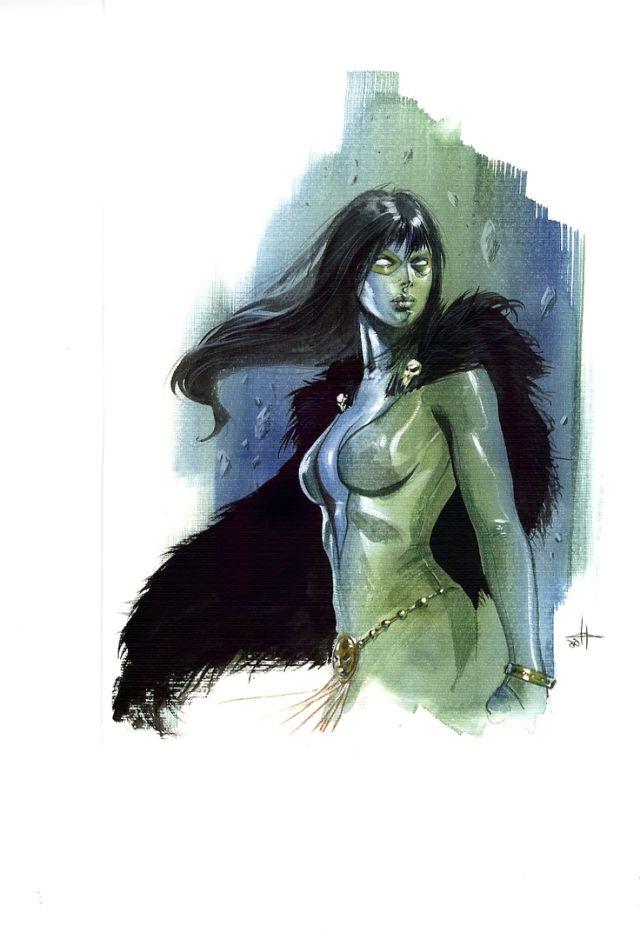 12P Gamora green superhero sex