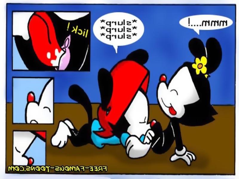 10P Famous toons Animaniacs orgy