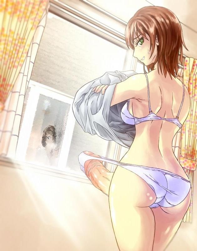 10P Futanari dick slips