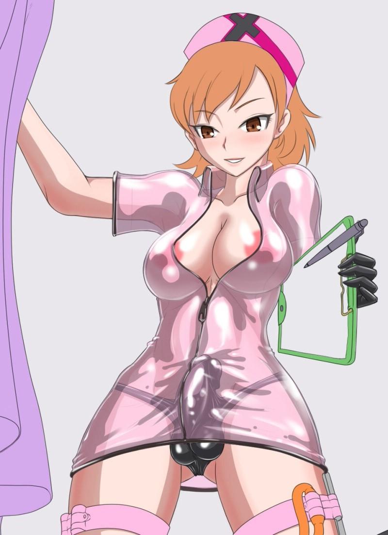 12P Futanari latex fetish