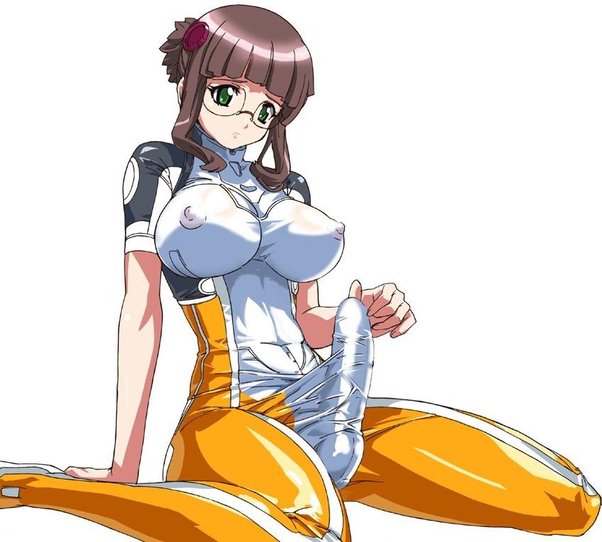 12P Futanari latex fetish