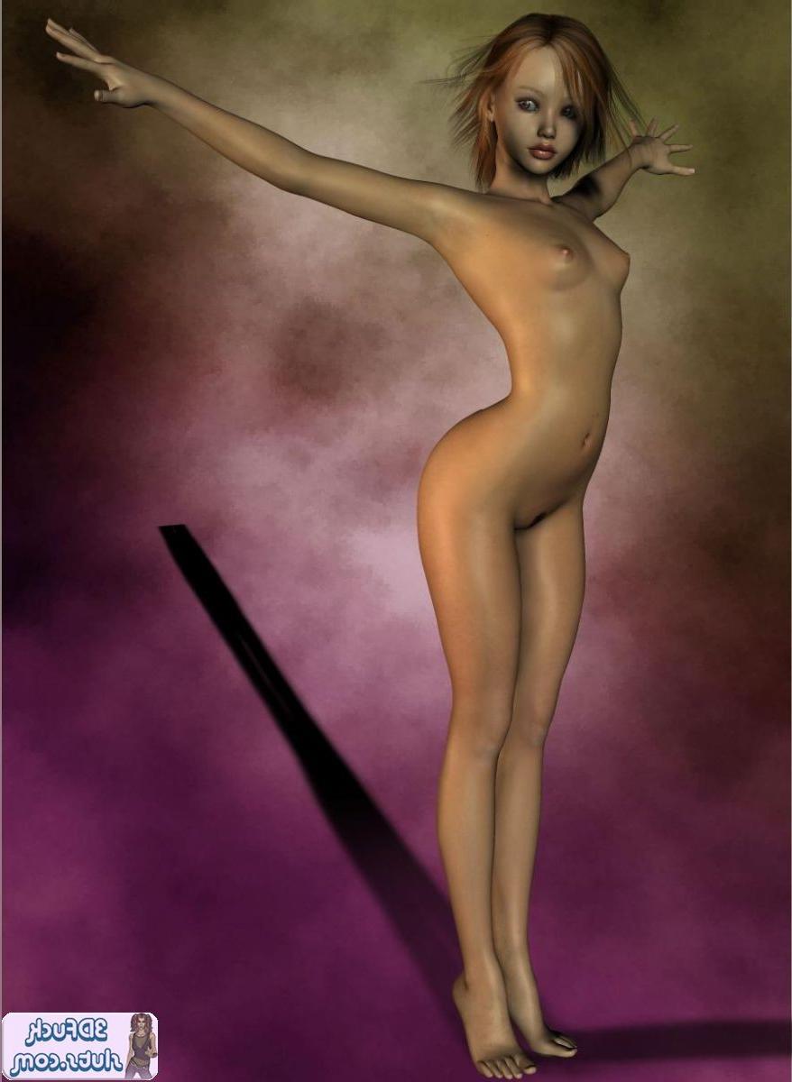 16P Tiny tits toon girl topless