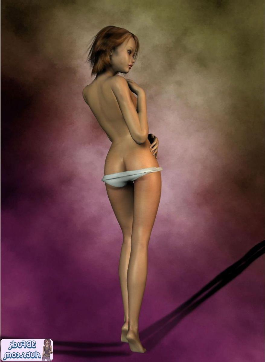 16P Tiny tits toon girl topless