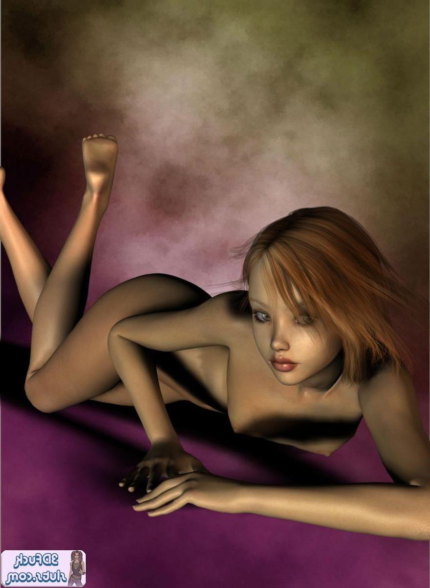 16P Tiny tits toon girl topless