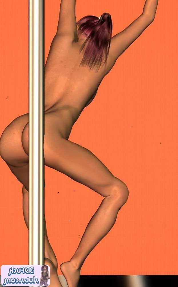 16P Redhead toon stripper babe