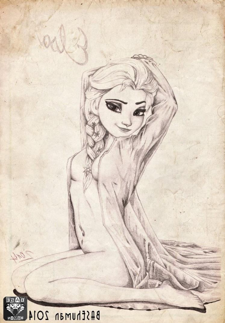 11P Frozen Elsa Anna nude porn