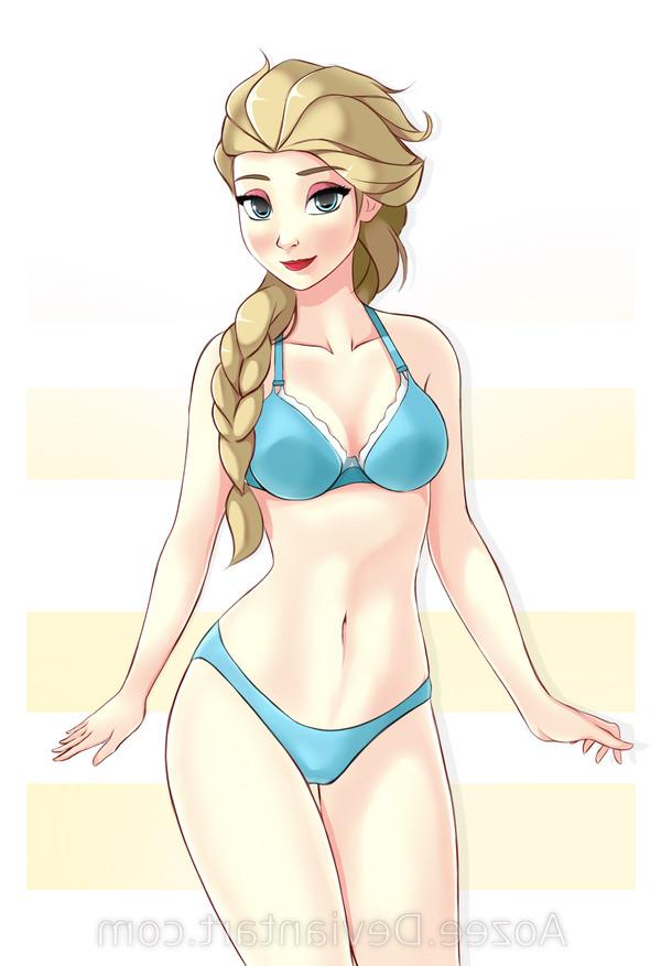 11P Frozen Elsa Anna nude porn