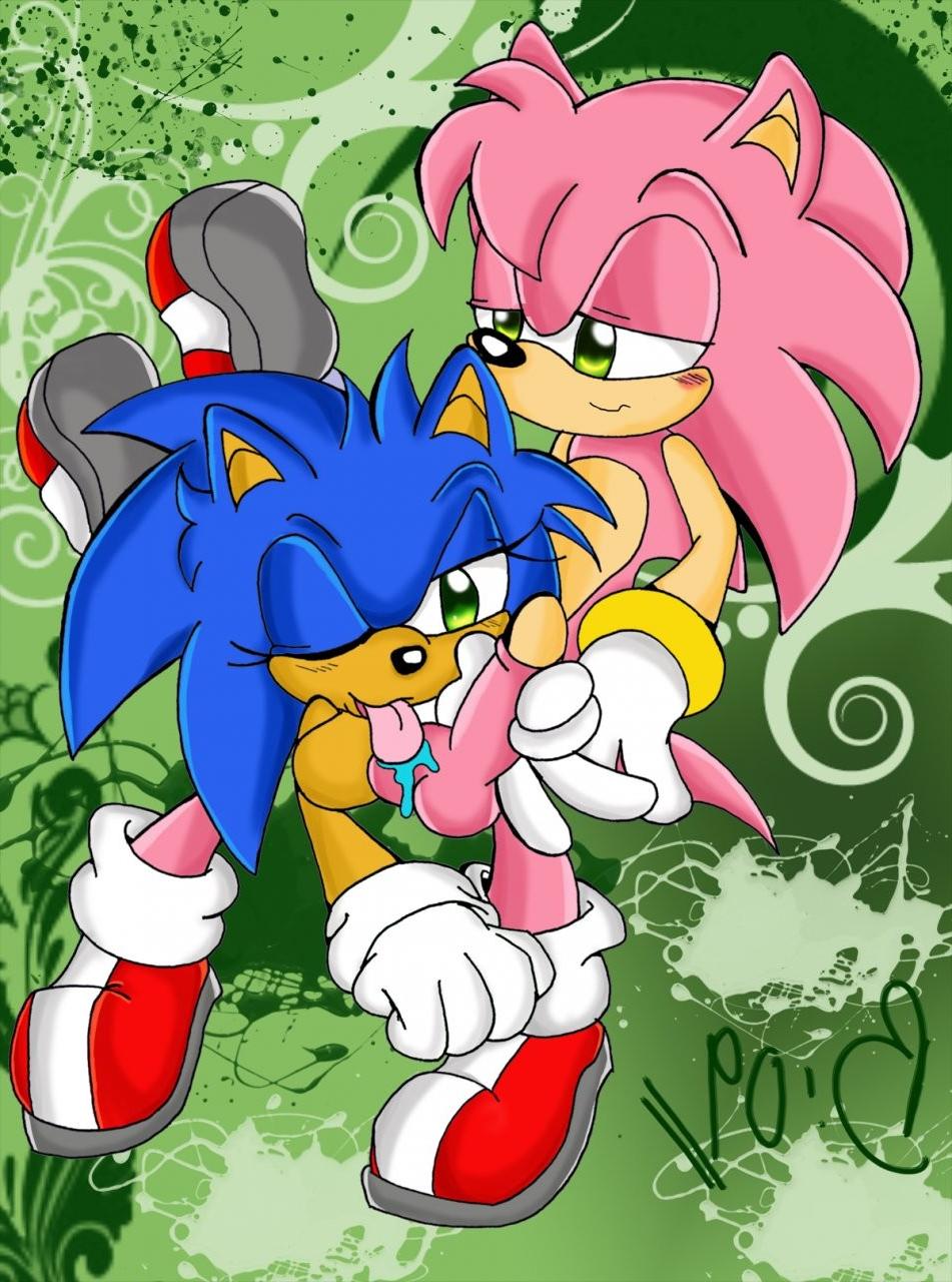 10P Amy Rose from Sonic as futa