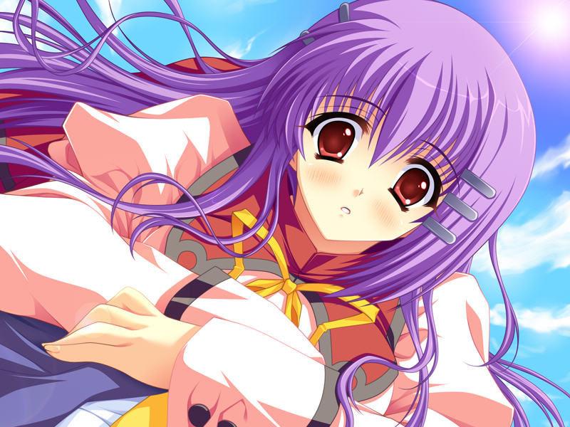 14P Lonely virgin hentai sweetie shows off her big pale titties