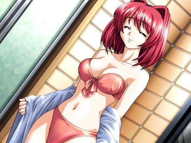14P Gorgeous young redhead housewifes nipples peek throug her apron