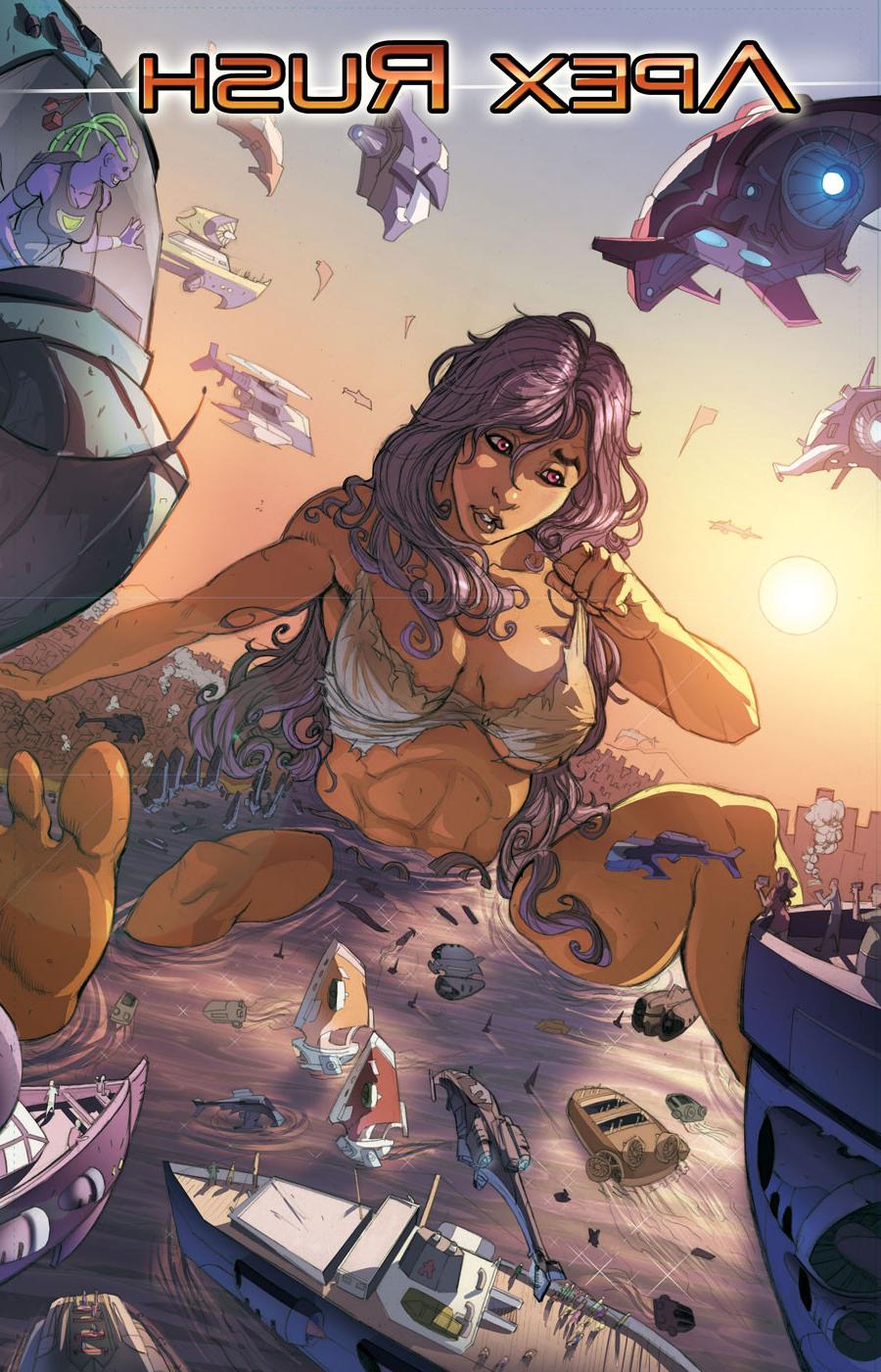 10P Giantess Apex Rush comics